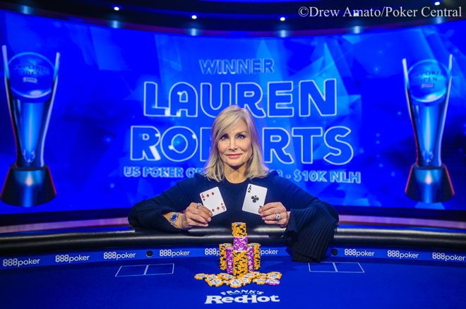独家采访：美国扑克公开赛第一位女冠军Lauren Roberts