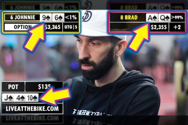 牌局分析:翻牌圈放弃同花