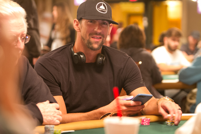 奥运冠军Michael Phelps参加WSOP $10k Tag-Team团队赛