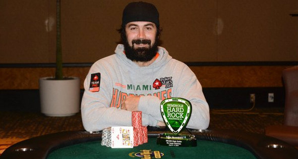 Jason Mercier获得塞米诺尔硬石扑克公开赛豪客赛冠军