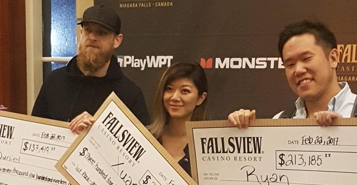 WPT瀑景经典扑克赛C$2,5k买入边赛：Xuan Liu夺冠