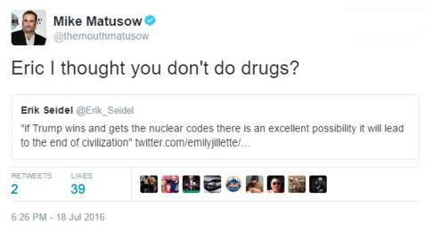 Daniel Negreanu与Mike Matusow因美国未来总统撕逼？！
